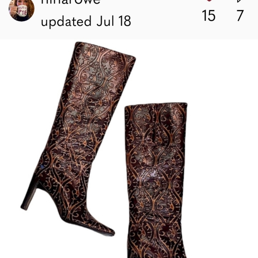 SCAMMER, Dk Brown Boots..PLEASE SHARE